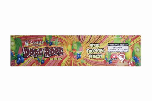 Canndy Edibles – (500mg THC) Dope Rope Sour Tropical Punch
