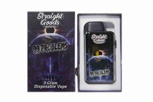 (New) Straight Goods Supply Co. – 99 Problems (Sativa Dominant Hybrid) (3 Gram)
