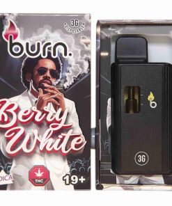 3 Gram Burn Disposable Vapes – Berry White (Indica) (3 Gram)