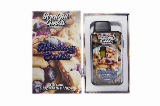(New) Straight Goods Supply Co. – Blueberry Cookies (Indica) (3 Gram)
