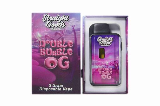(New) Straight Goods Supply Co. – Double Bubble OG (Indica) (3 Gram)