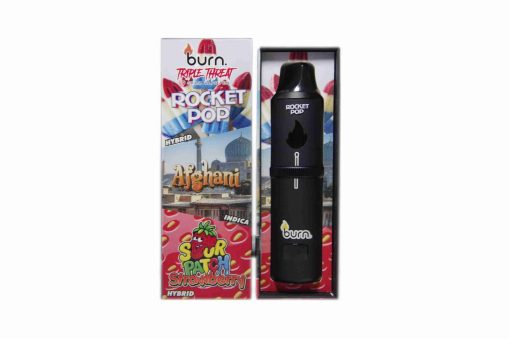 * New * Burn Triple Threat – Rocket Pop + Afghani + Sour Patch Strawberry (9 Gram)