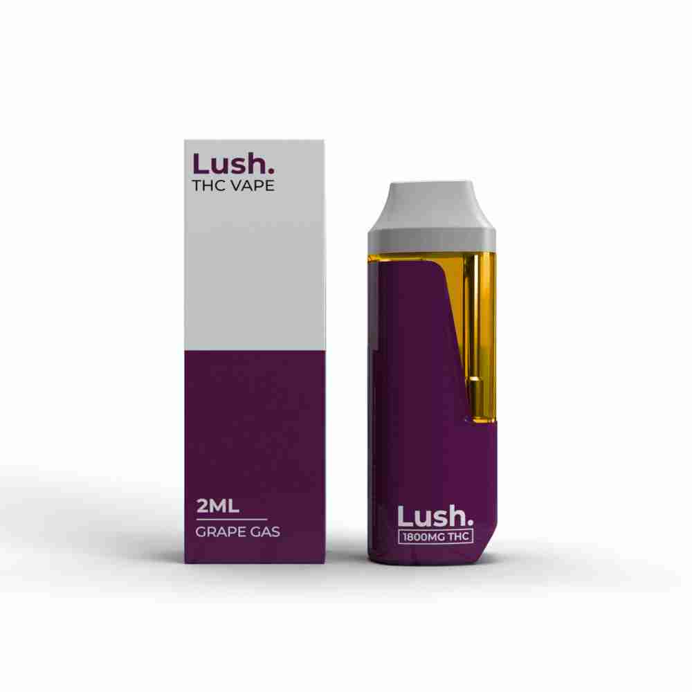 LUSH 2ML Disposable Vape – Grape Gas (Hybrid)