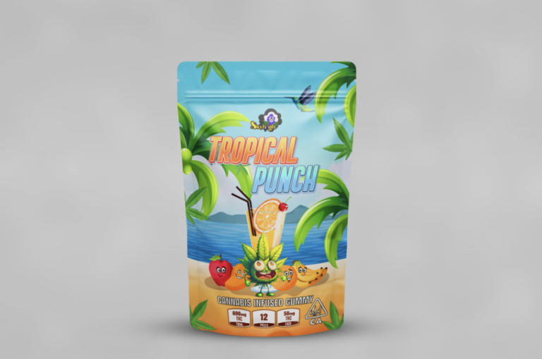Sky High Edibles – Tropical Punch Gummy 600mg THC