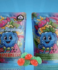 * New * Sky High Edibles – Blue Raspberry + Watermelon Gummy 3000mg THC