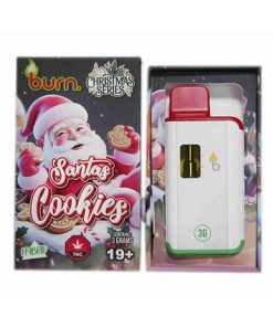 *Christmas* 3 Gram Burn Disposable Vapes – Santa's Cookies (3g Hybrid)