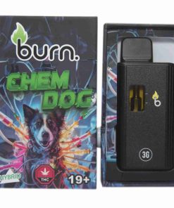 3 Gram Burn Disposable Vapes – Chem Dog (Hybrid) (3 Gram)