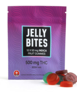 Twisted Extracts – Indica Extra Strength Jelly Bites (500 mg THC) – Berry Mix