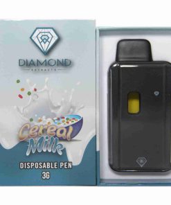 * New Hardware * Diamond Concentrates 3 Gram Disposable (Distillate) – Cereal Milk (Indica) (3 Gram)