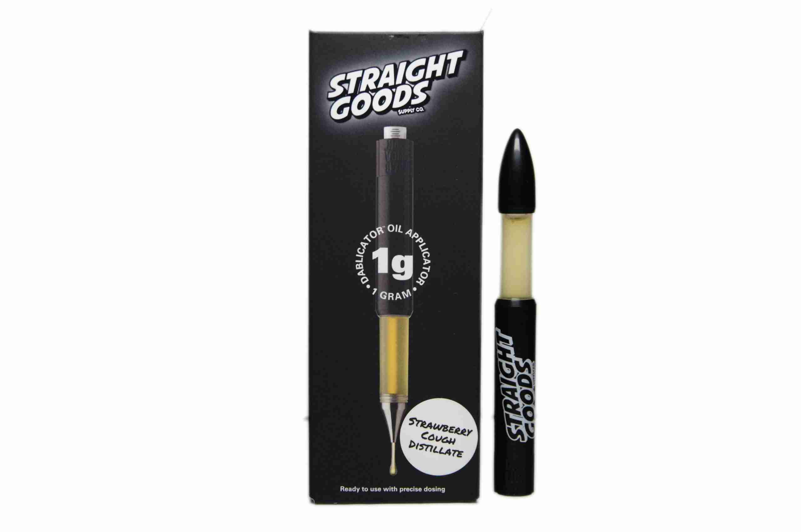 ! New Product ! Straight Goods Dablicators – Strawberry Cough Distillate (1g)