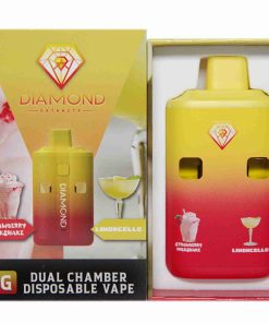 *New Product* Diamond Concentrates Dual Chamber Vape – Strawberry Milkshake + Limoncello (3 Grams + 3 Grams)