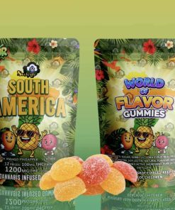 Sky High Edibles – World of Flavor Gummies – South America (1200mg THC)