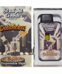 (New) Straight Goods Supply Co. – Dabbalicious (Indica) (3 Gram)