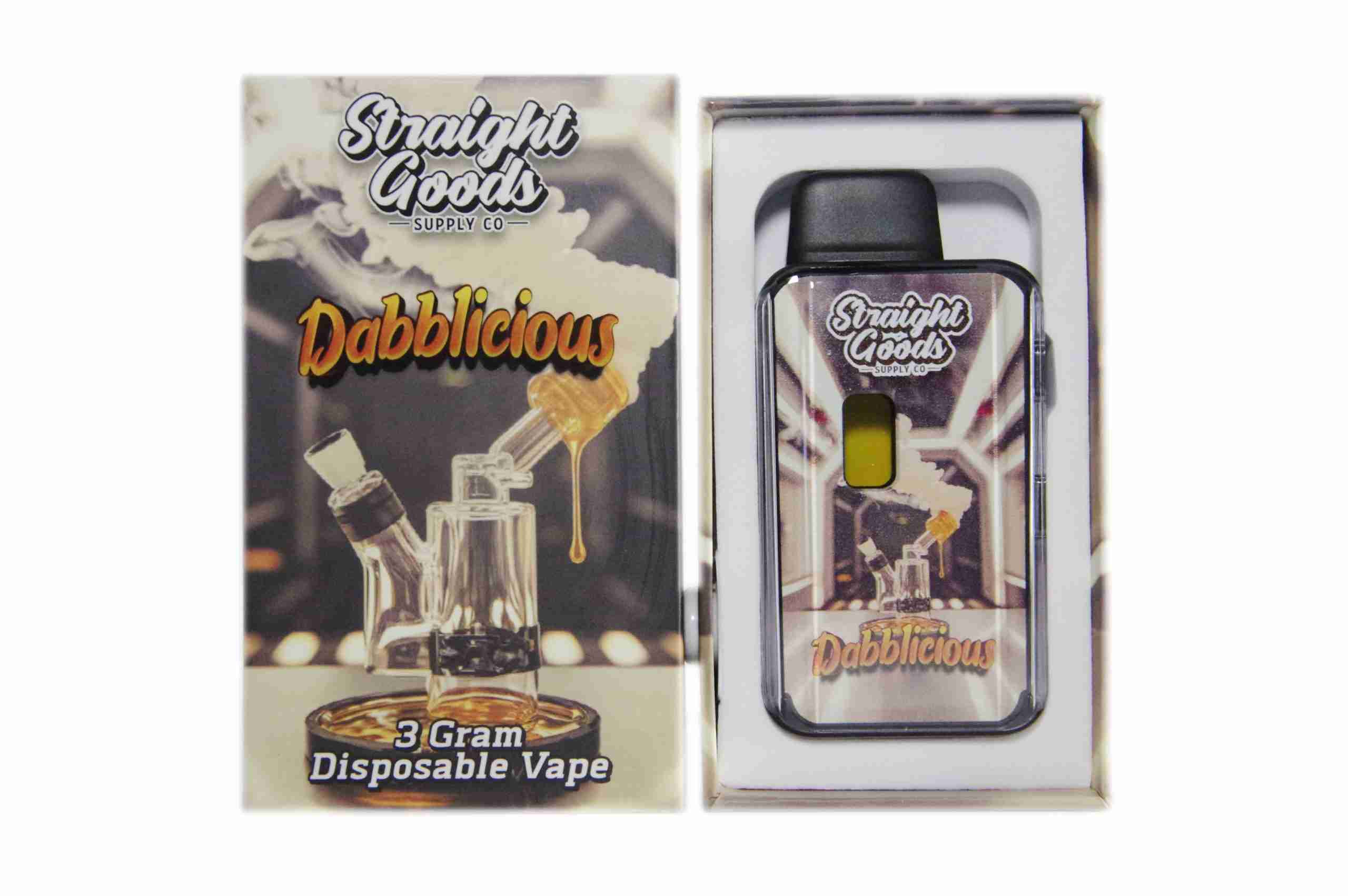 (New) Straight Goods Supply Co. – Dabbalicious (Indica) (3 Gram)