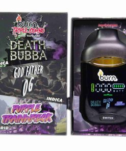 * New * Burn Triple Threat – Death Bubba + Godfather OG + Purple Trainwreck (3 Gram)