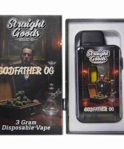 (New) Straight Goods Supply Co. – God Father OG (Indica) (3 Gram)