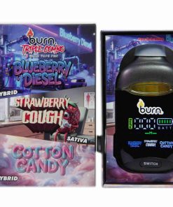 * New * Burn Triple Combo – Blueberry Diesel + Strawberry Cough + Cotton Candy (3 Gram)