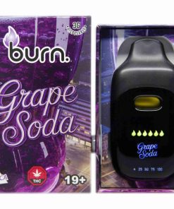 *New* Burn LCD Disposable – Grape Soda (3 Gram) (Indica Dominant Hybrid)
