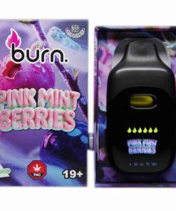 *New* Burn LCD Disposable – Pink Mint Berries (3 Gram) (Hybrid)